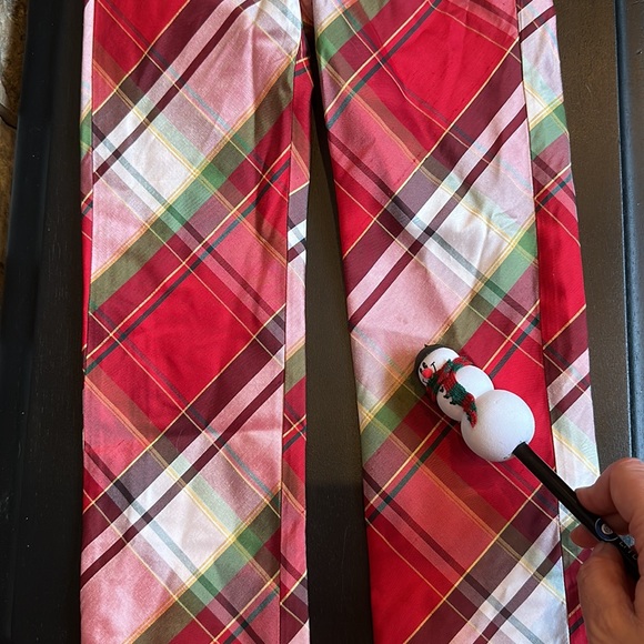 Janie and Jack Girl’s Silk Plaid Pant Size 5 - Picture 7 of 8